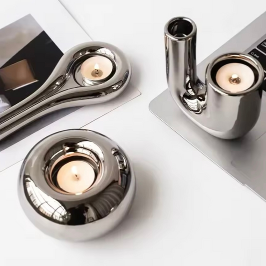 Steel Kerzenhalter