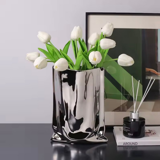 Steel Vase