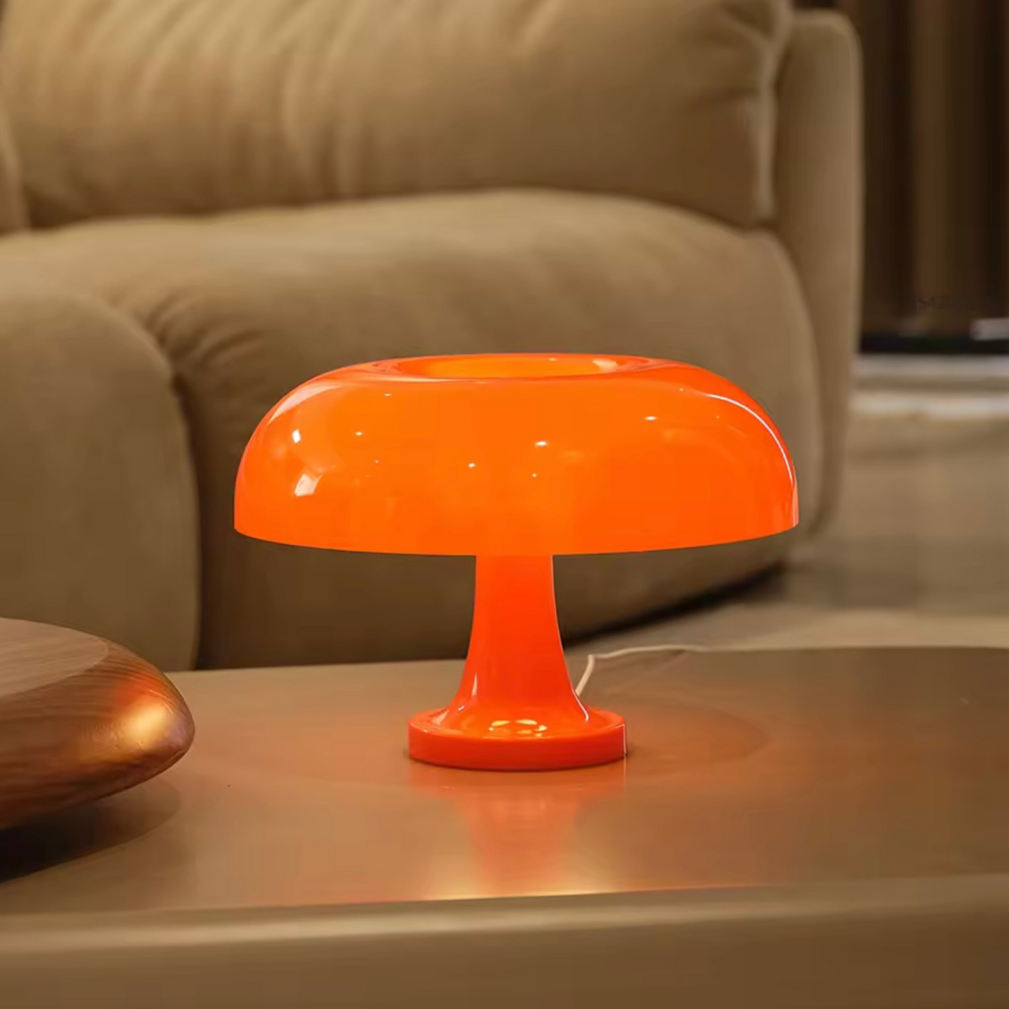 Pilz Tischlampe