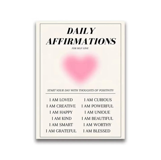 Daily Affirmations Poster